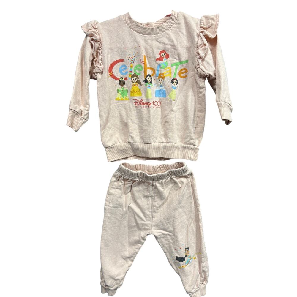 "Celebrate" Disney 100 Sweatsuit - Disney - 12mo